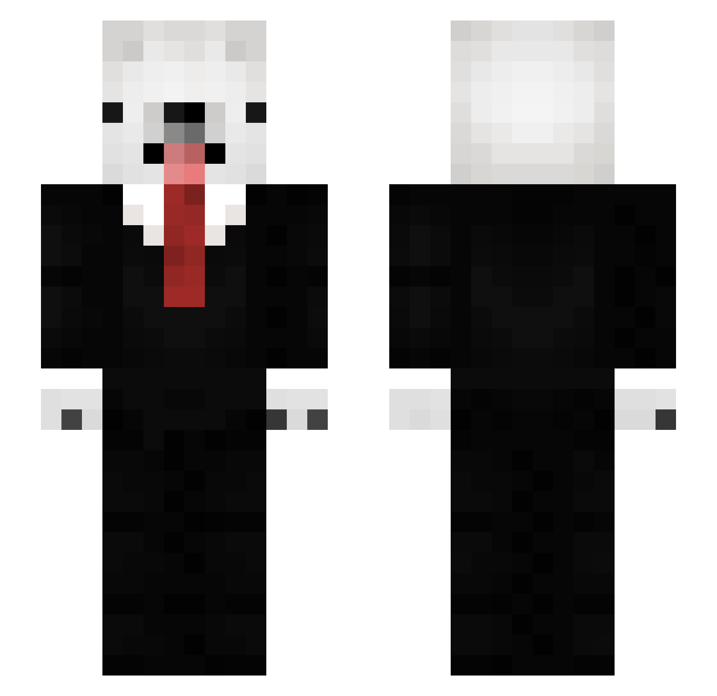Skypen13 Minecraft skin, front and back view