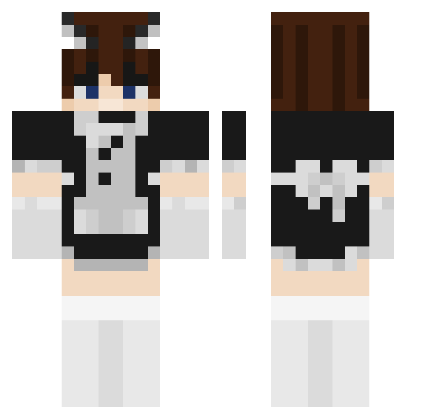 Jordy1948 Minecraft skin, front and back view