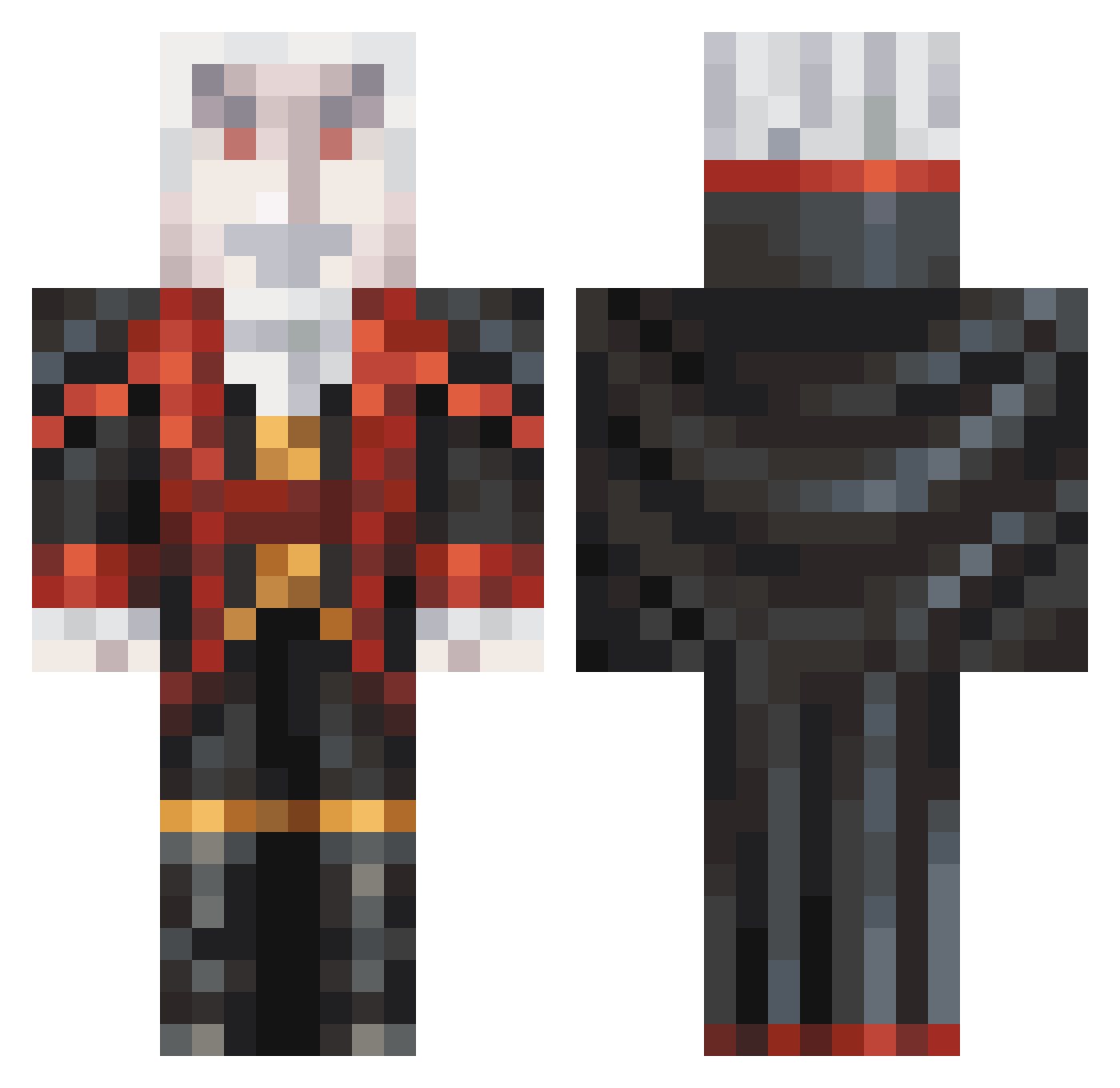 Valentin3832 Minecraft skin, front and back view