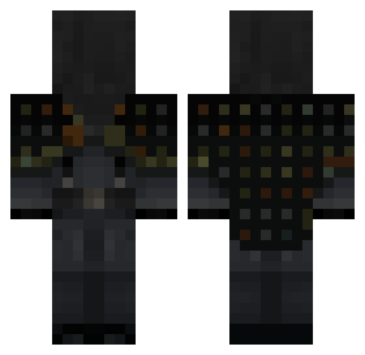 AnFeR_SiTo Minecraft skin, front and back view