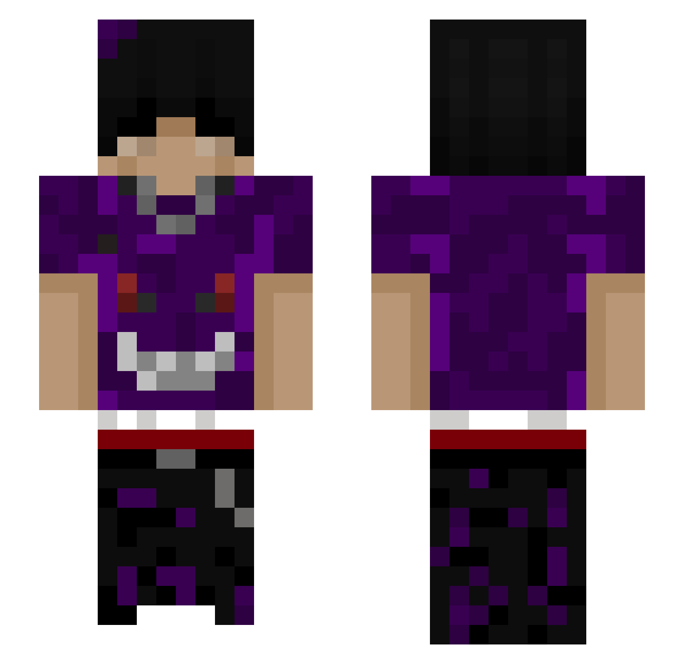 Andreacongiu2008 Minecraft skin, front and back view