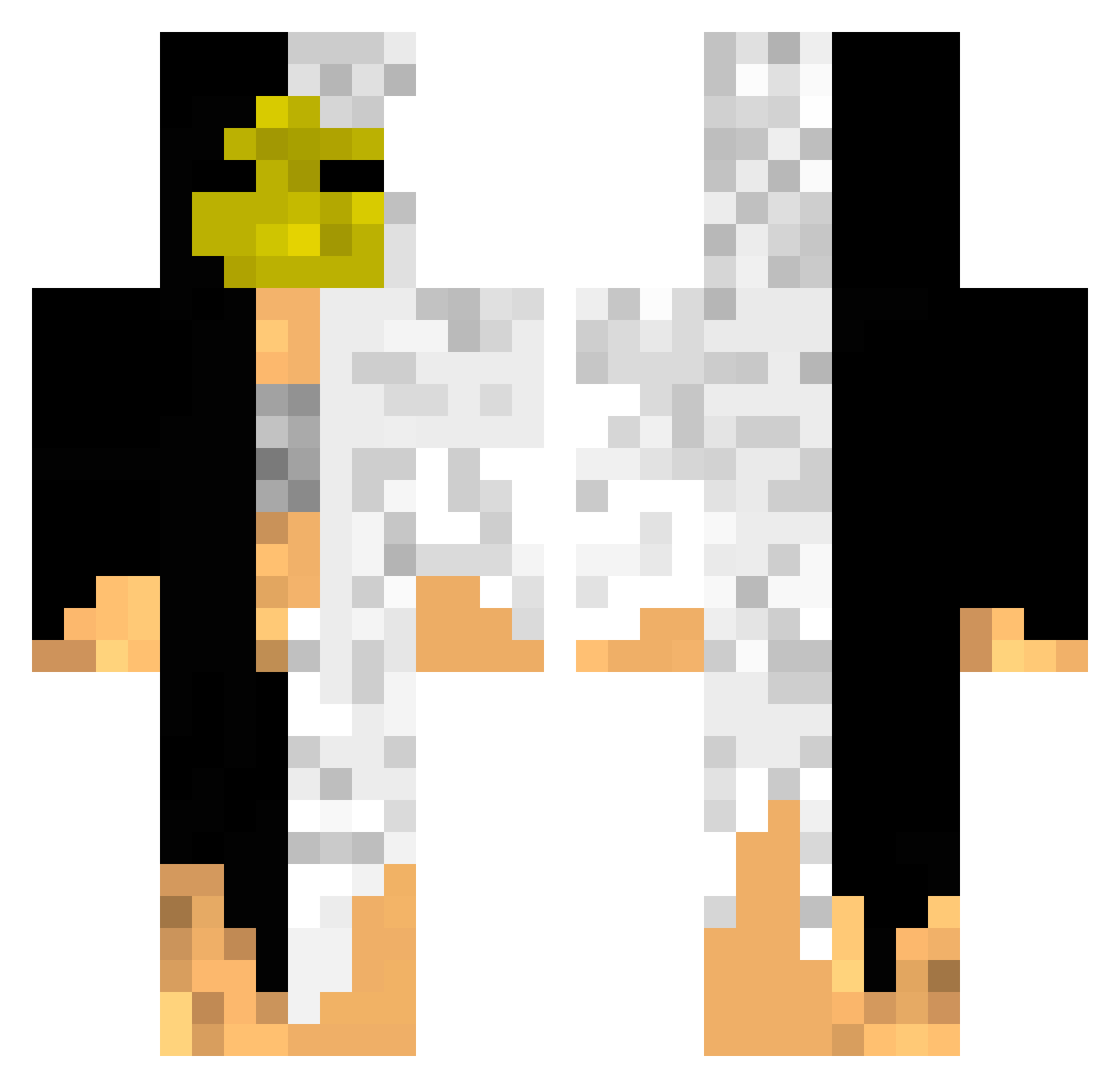xrankasijax Minecraft skin, front and back view