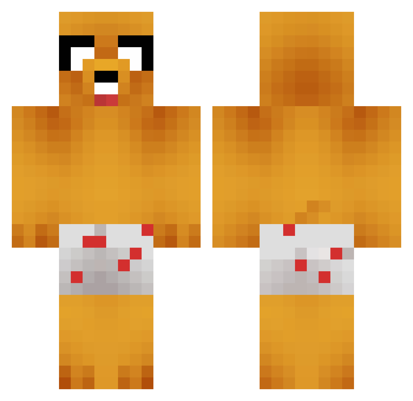 EyalFrommer Minecraft skin, front and back view