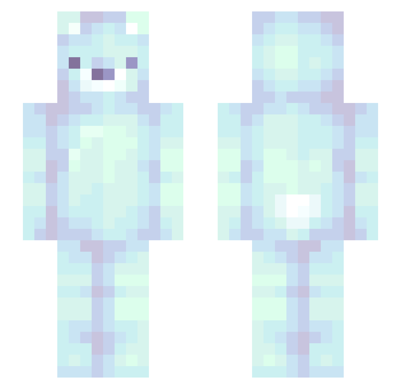 almogP_ Minecraft skin, front and back view