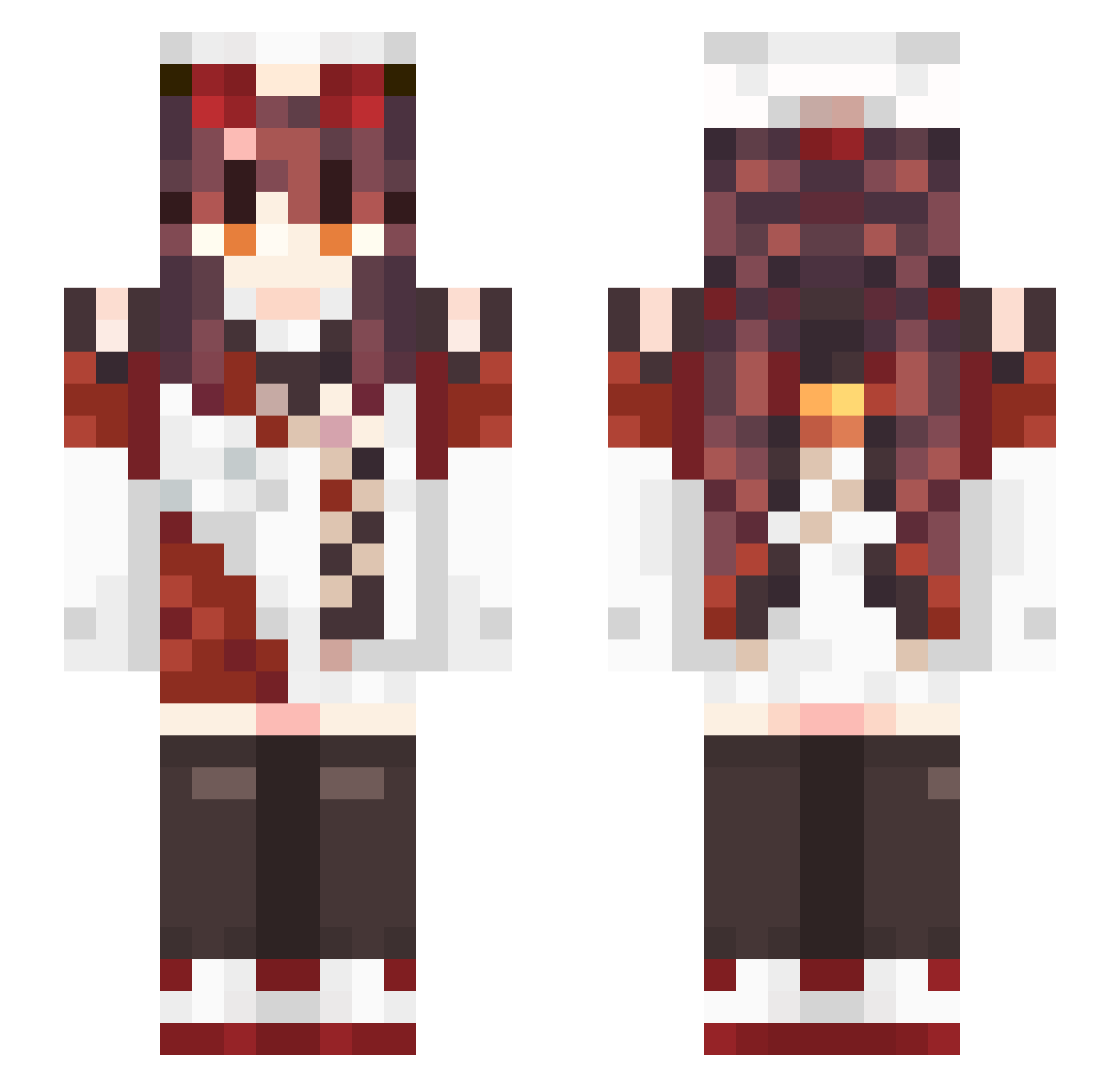 qiu_xi_903 Minecraft skin, front and back view