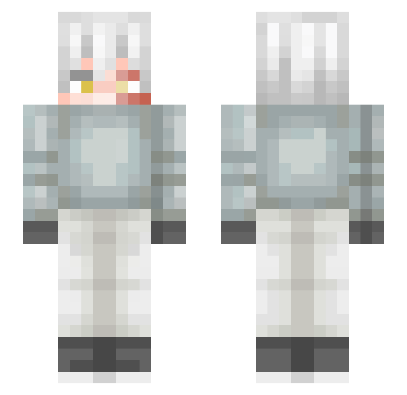 blid_is_stupid Minecraft skin, front and back view