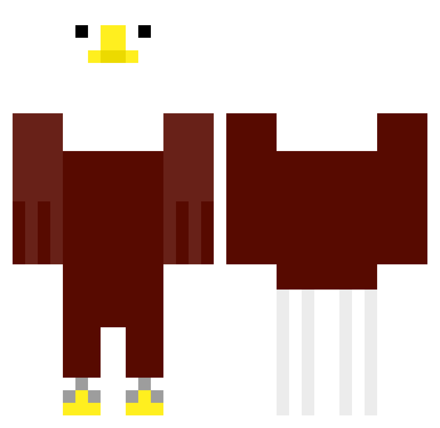 HOWEEEEEE Minecraft skin, front and back view