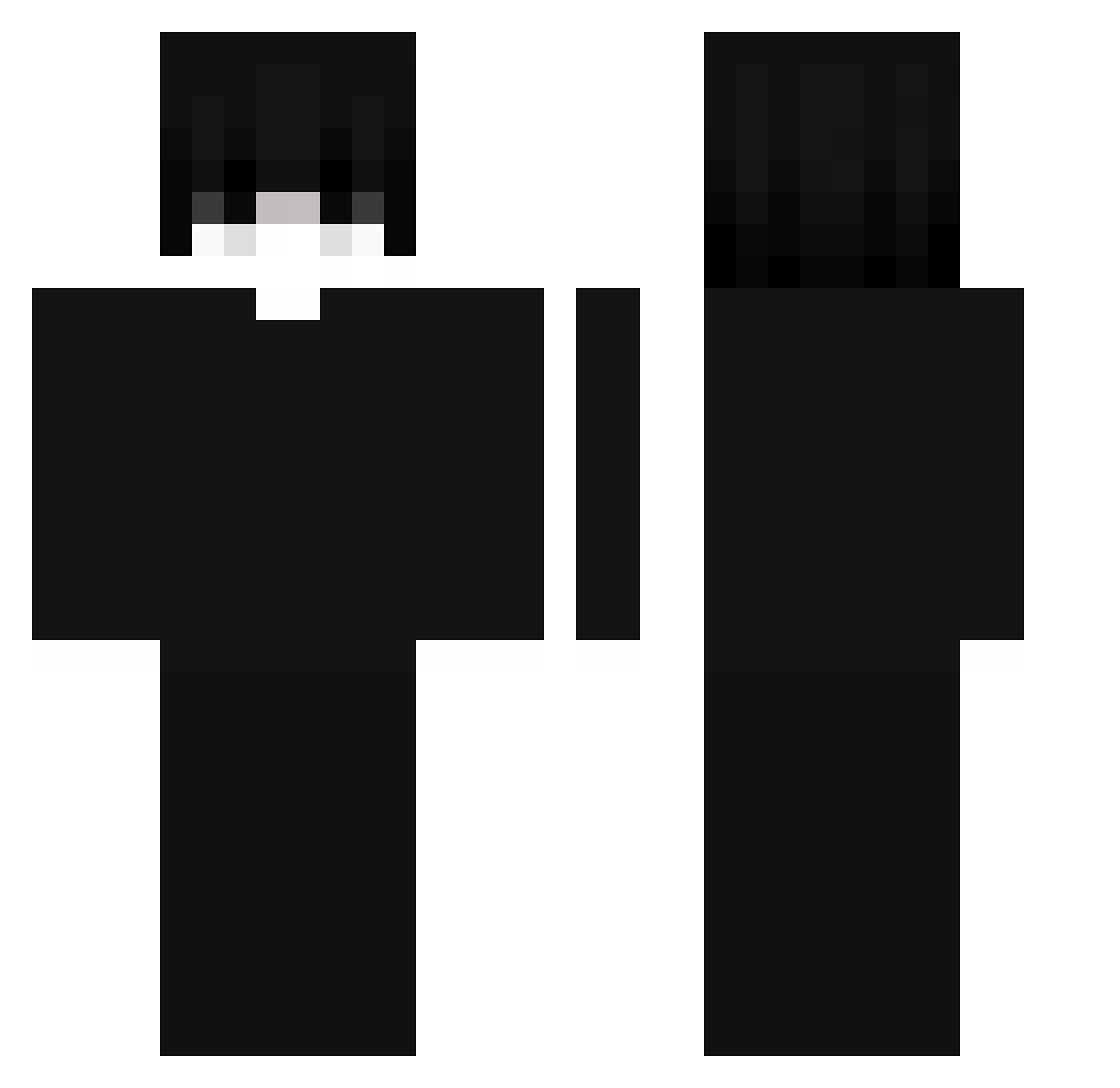Rexinho999 Minecraft skin, front and back view