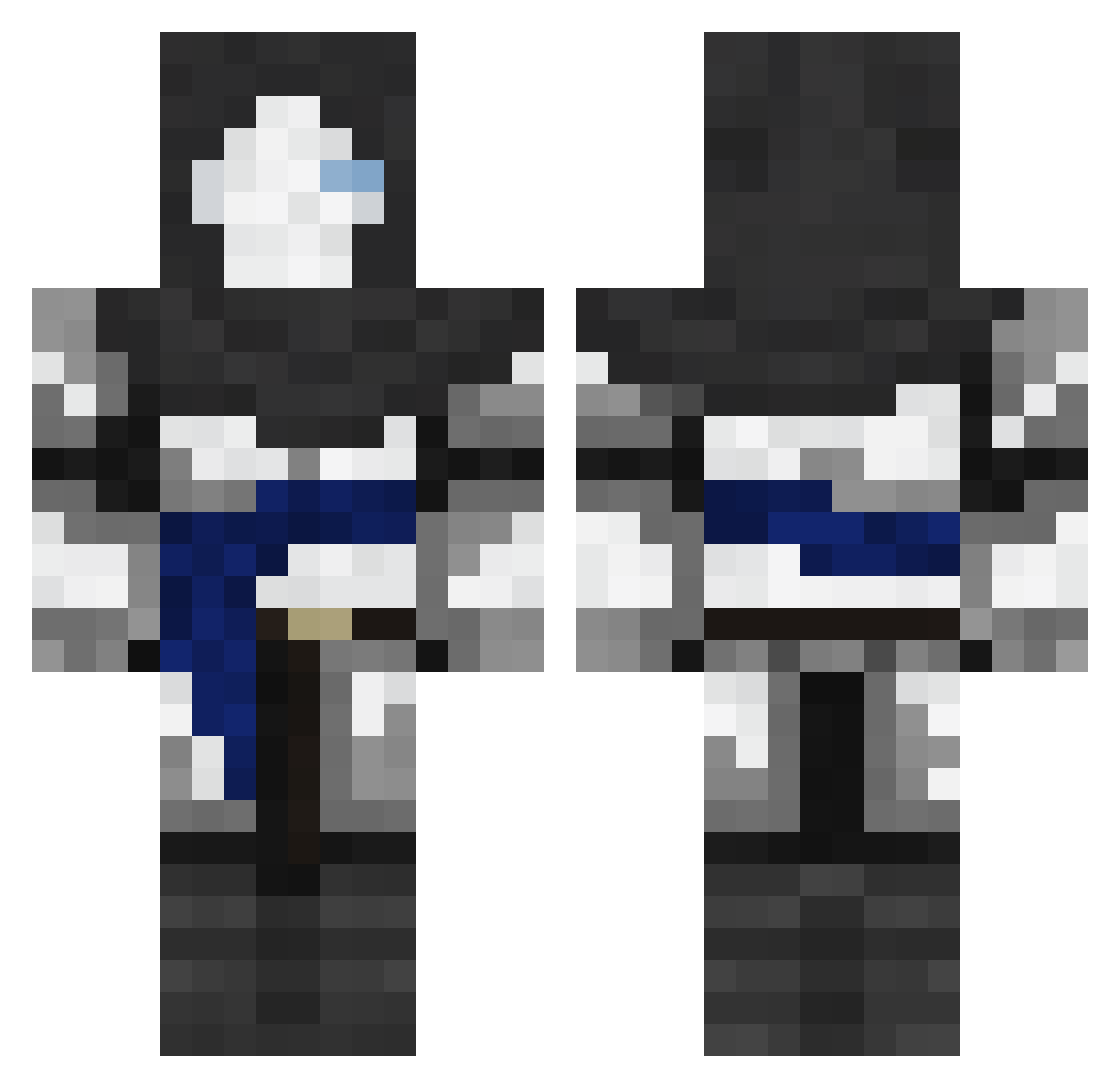 TataVlad Minecraft skin, front and back view