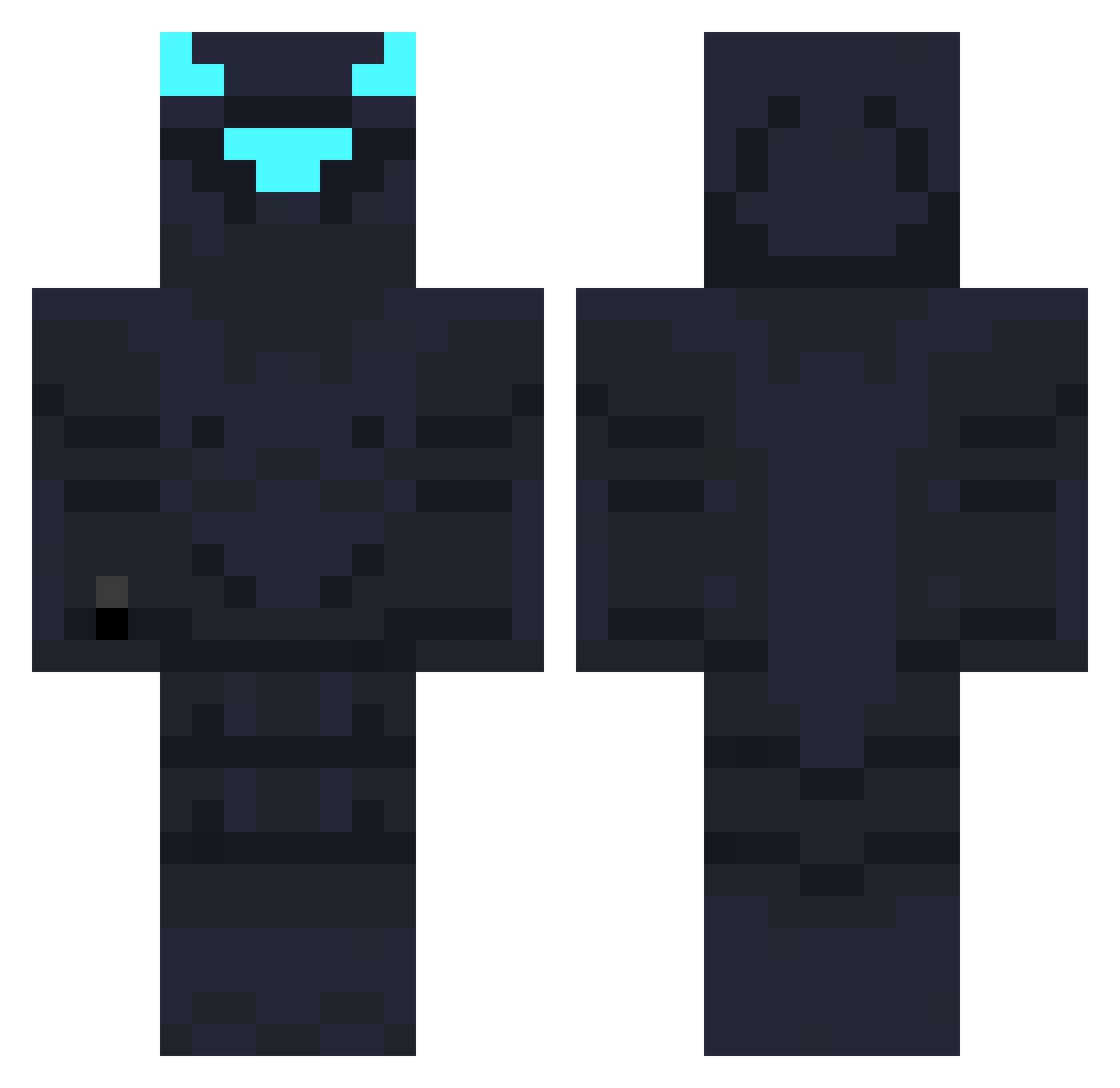 Ricecraft09 Minecraft skin, front and back view