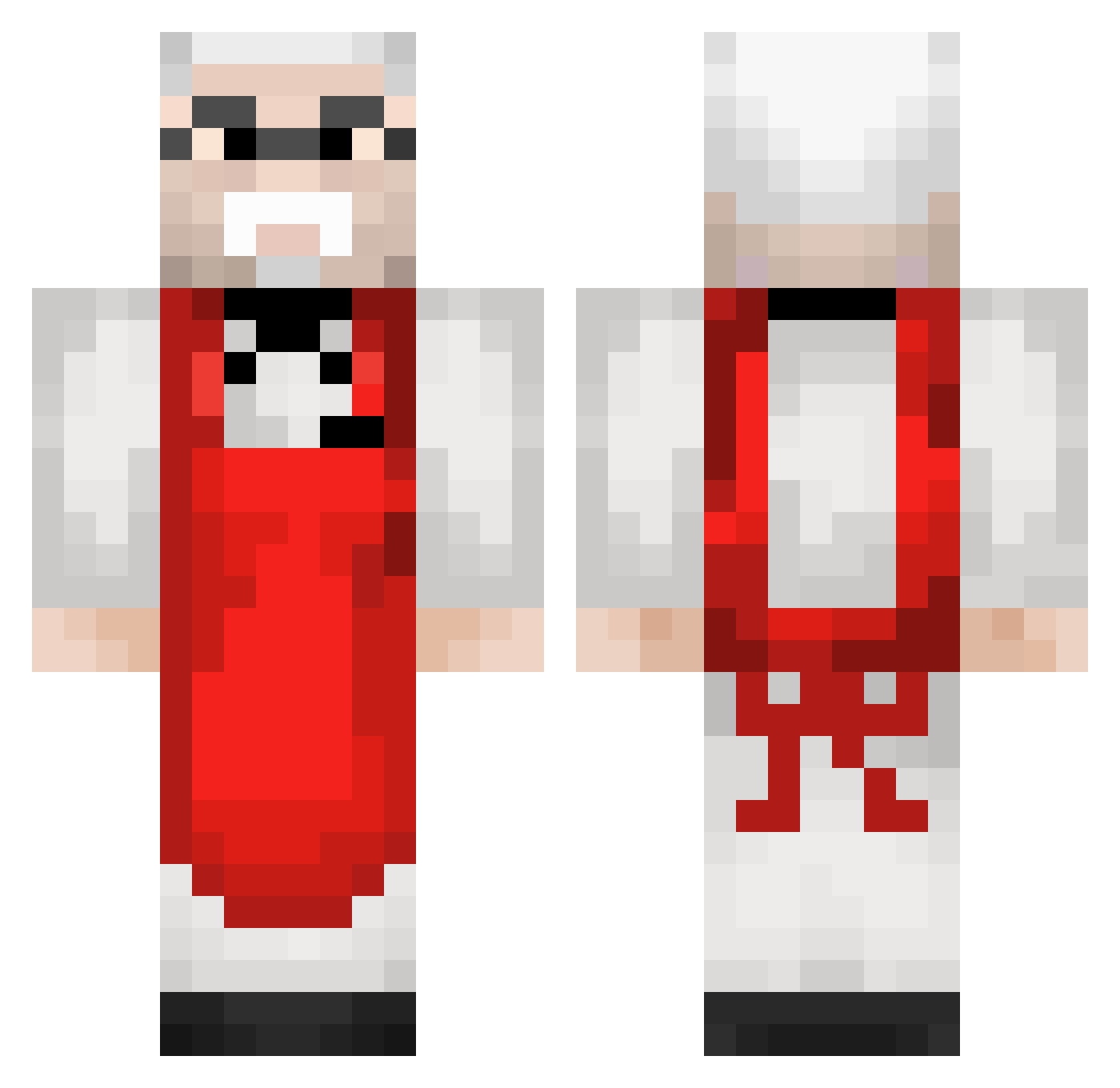 Snook__ Minecraft skin, front and back view