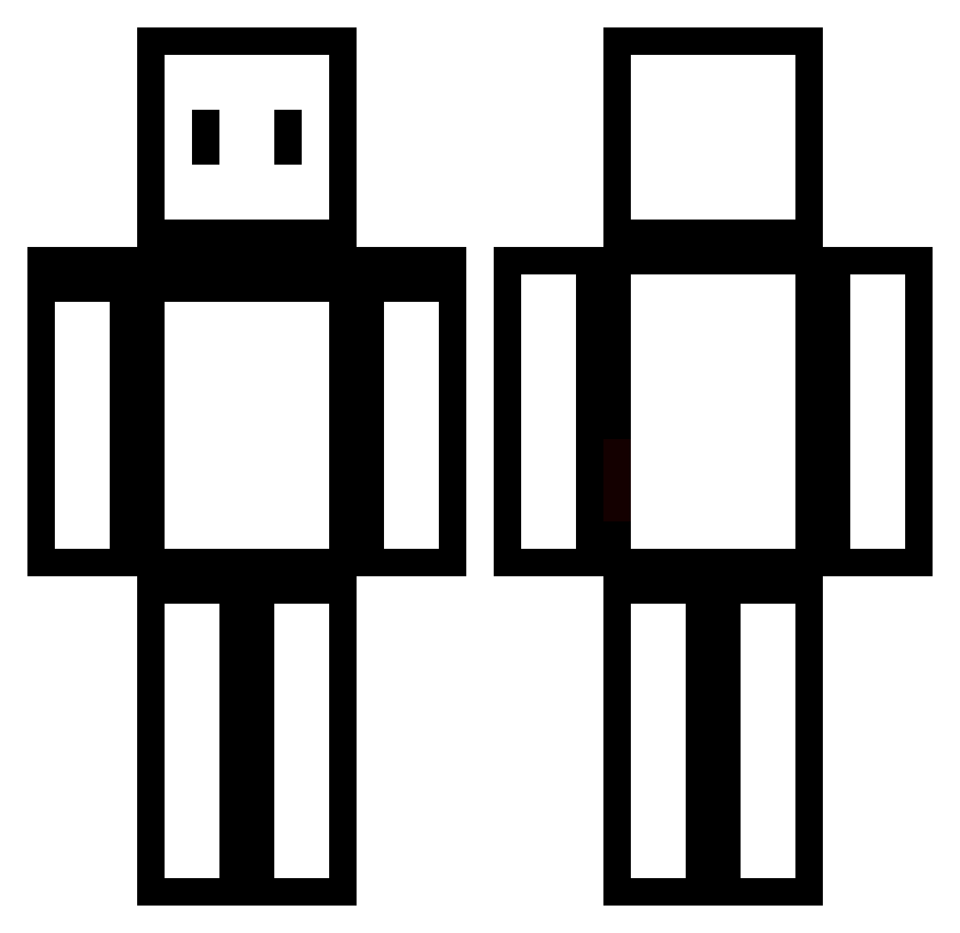 xiaoyuer0102z Minecraft skin, front and back view
