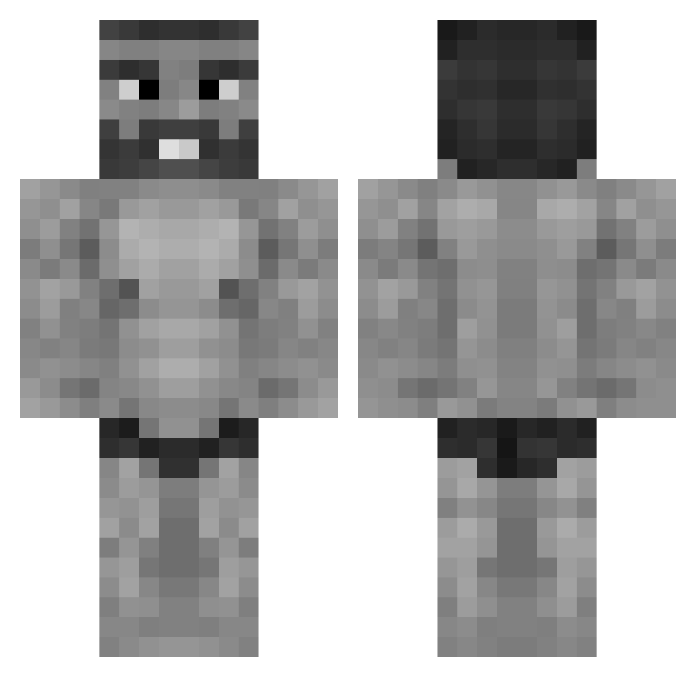 joacobanano1 Minecraft skin, front and back view