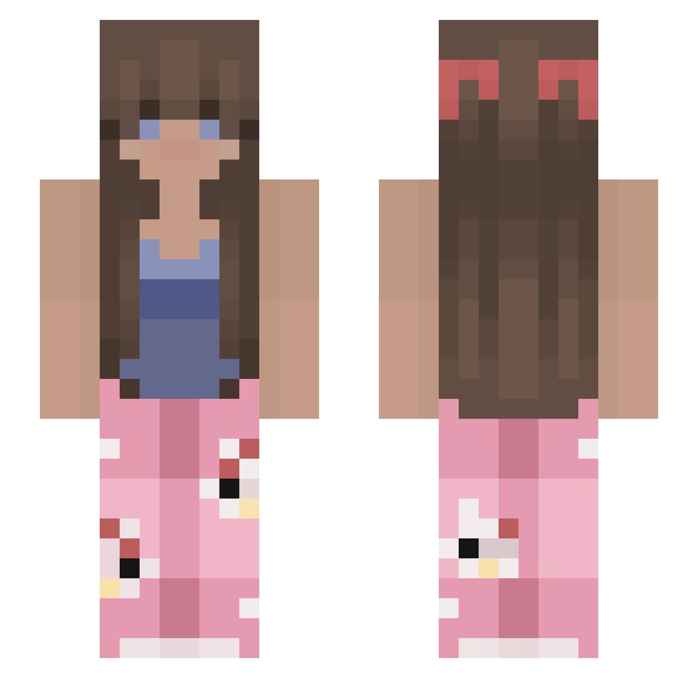 lilstokes33 Minecraft skin, front and back view