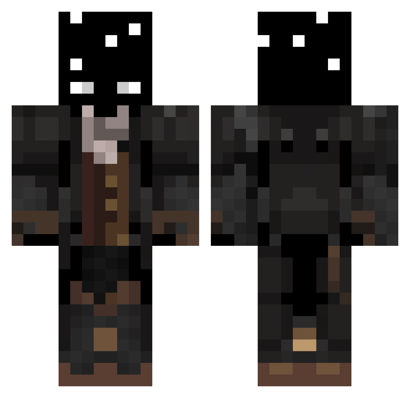 SrCraZy099 Minecraft skin, front and back view