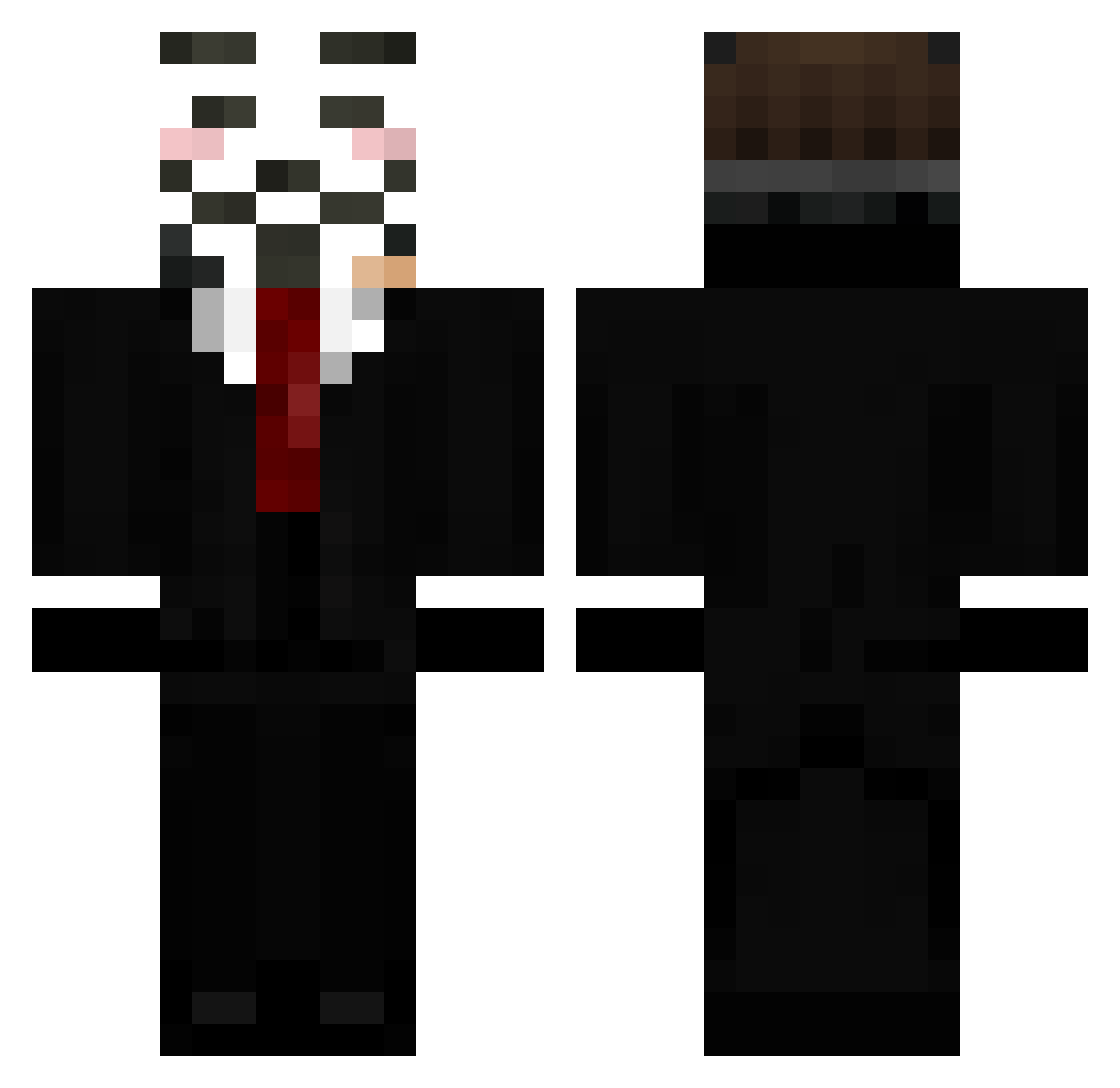 edkinnn Minecraft skin, front and back view