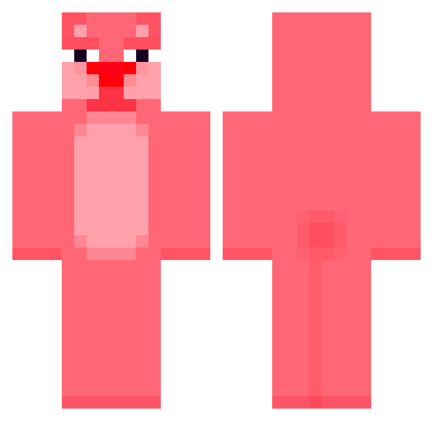 SemikAdam Minecraft skin, front and back view