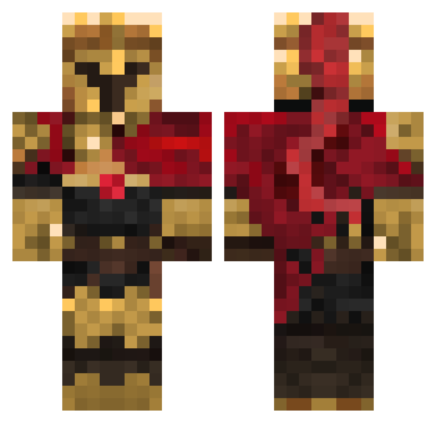 MeowingJo123 Minecraft skin, front and back view