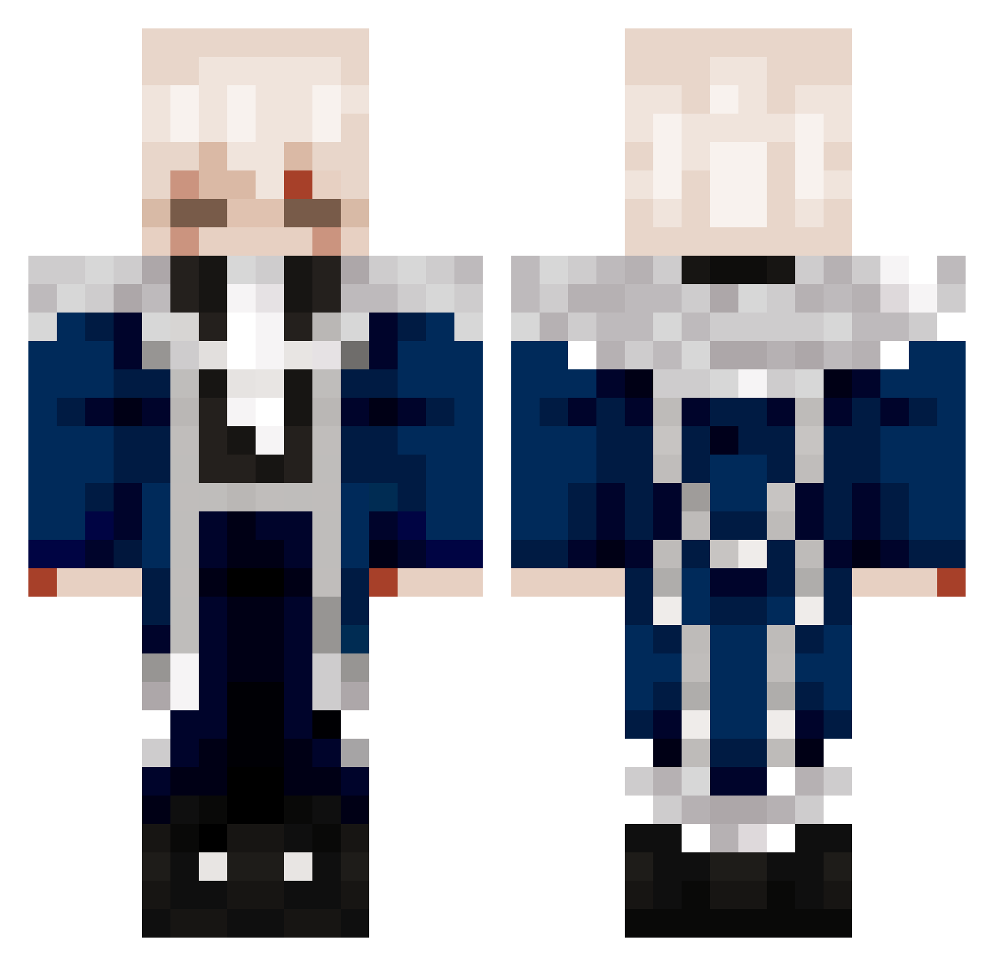 Fordsie_ Minecraft skin, front and back view