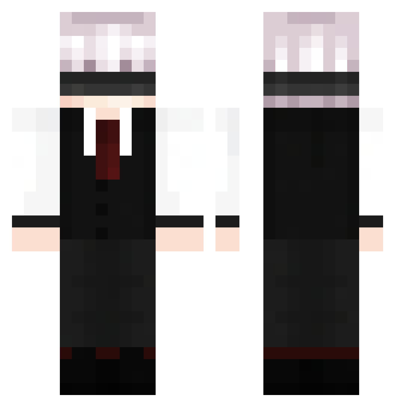 iFromAgustina_ Minecraft skin, front and back view