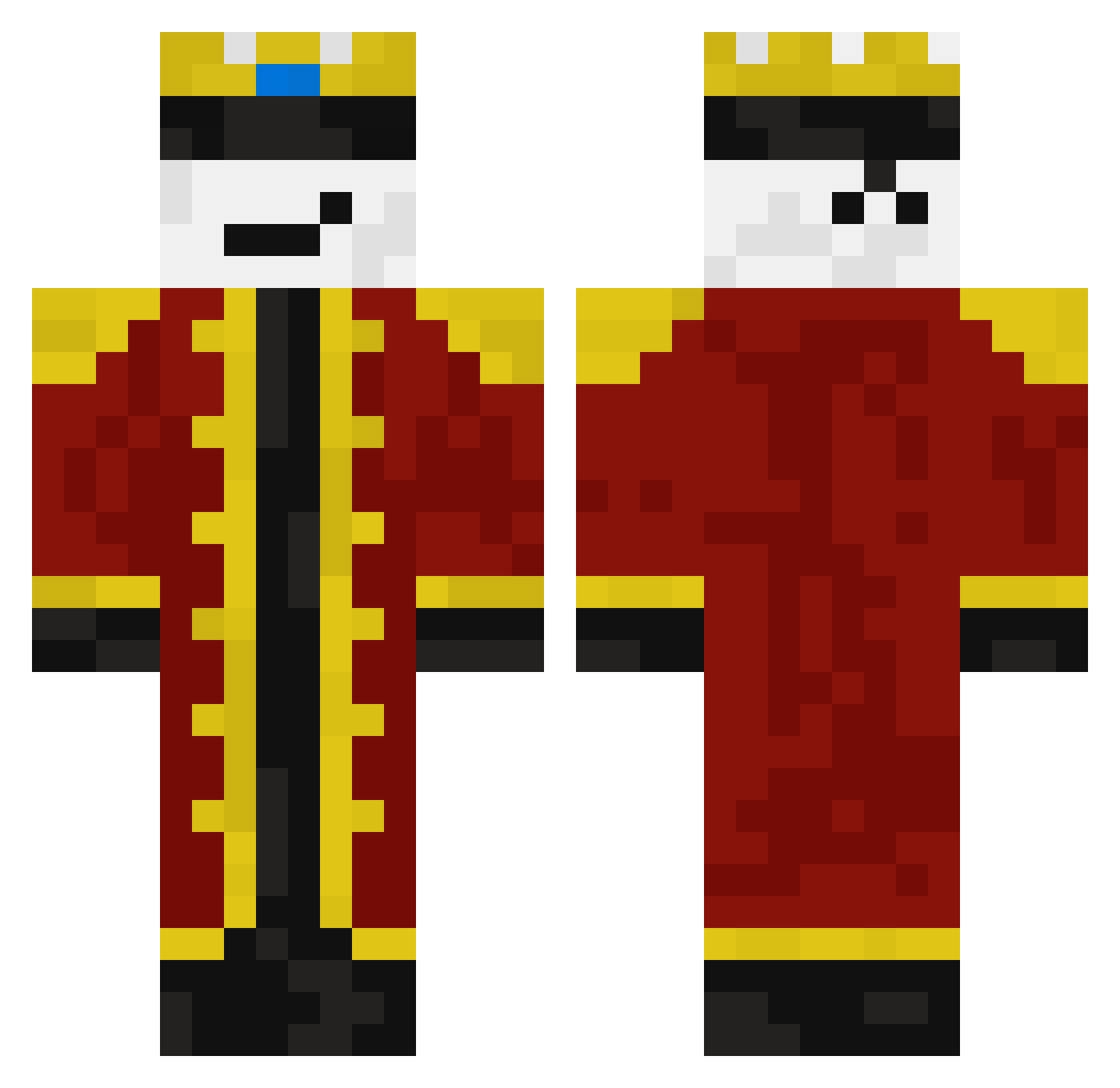 d_dildabek_k Minecraft skin, front and back view