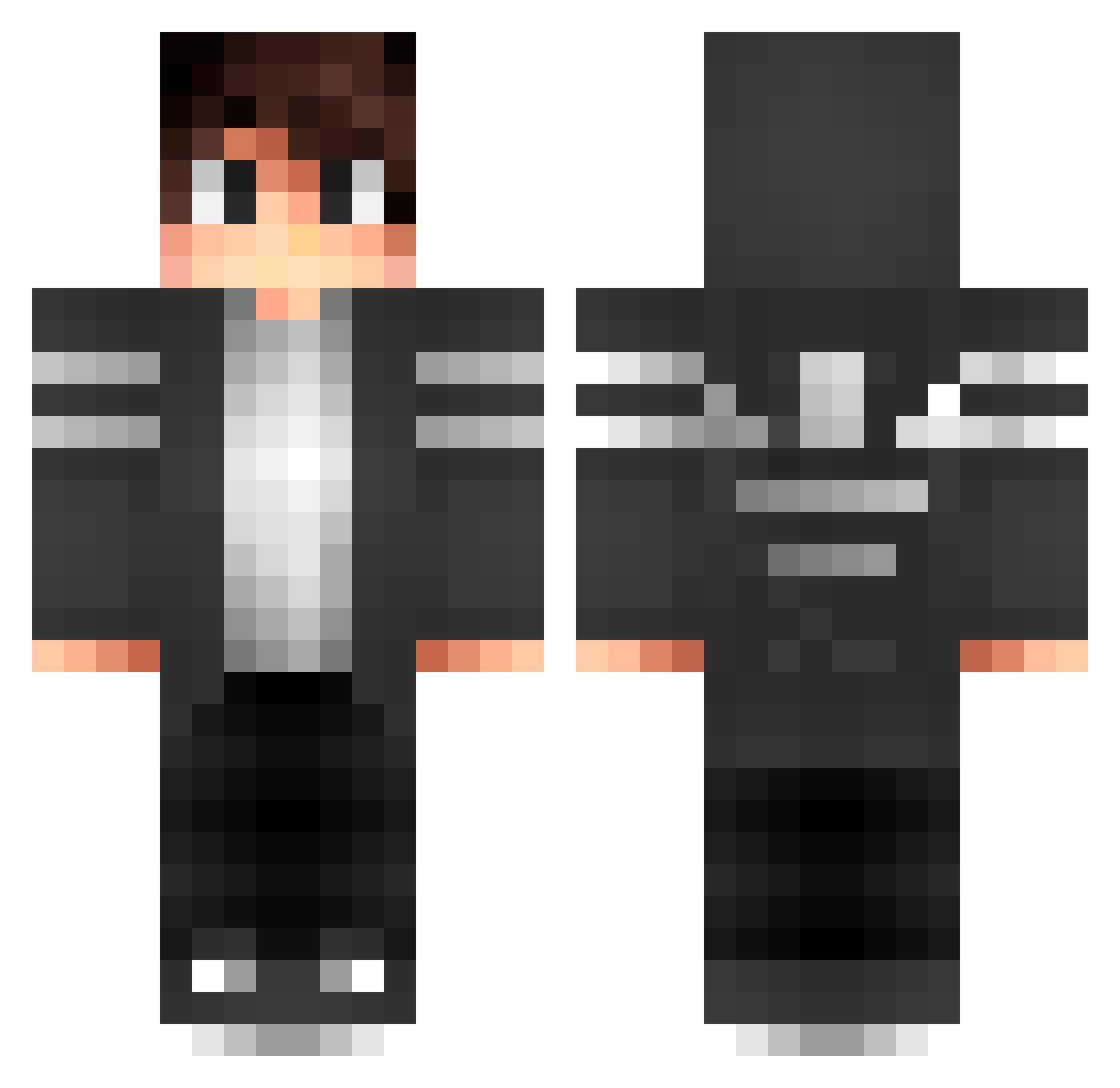 WhiteBoy_YT Minecraft skin, front and back view