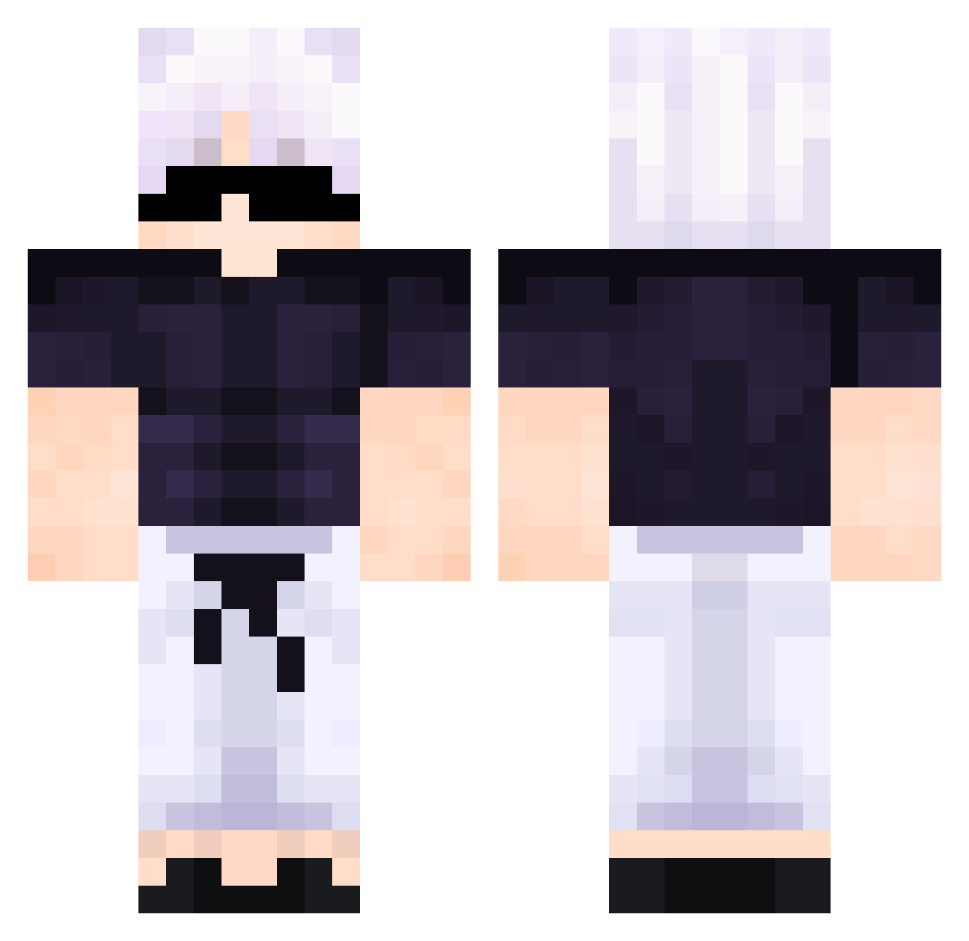 MrPokemon4000 Minecraft skin, front and back view