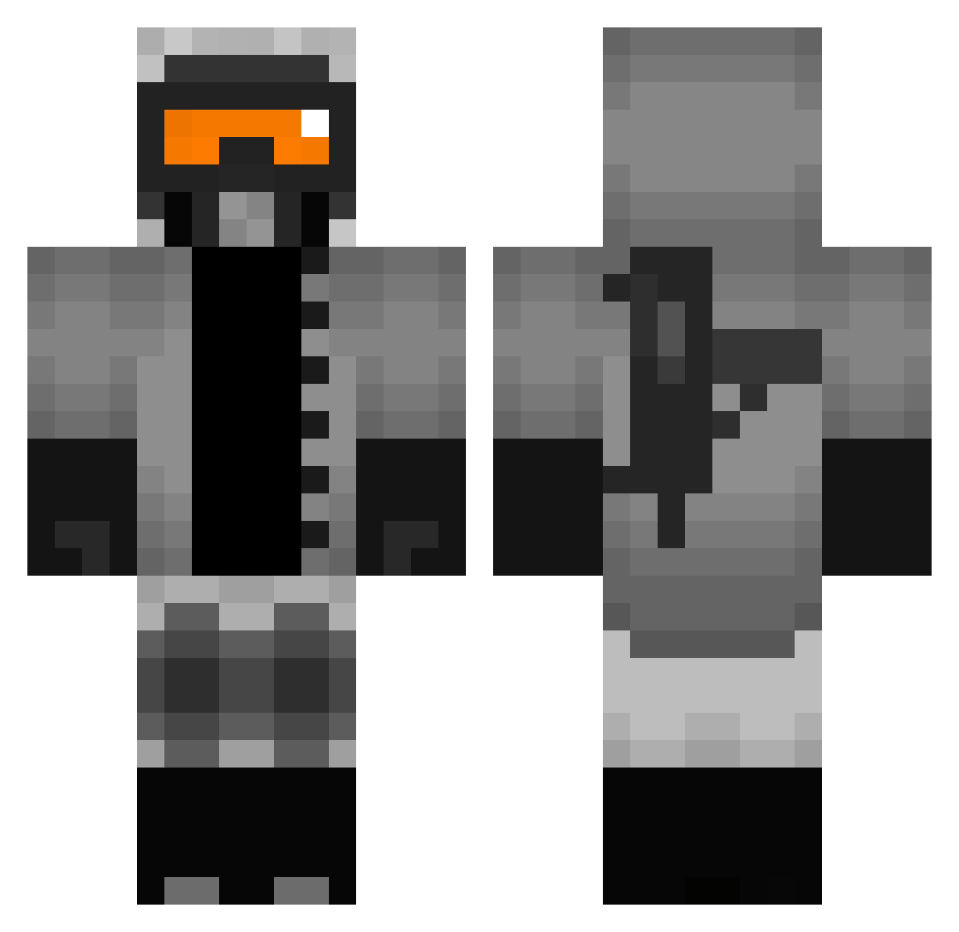 _Freezy___ Minecraft skin, front and back view