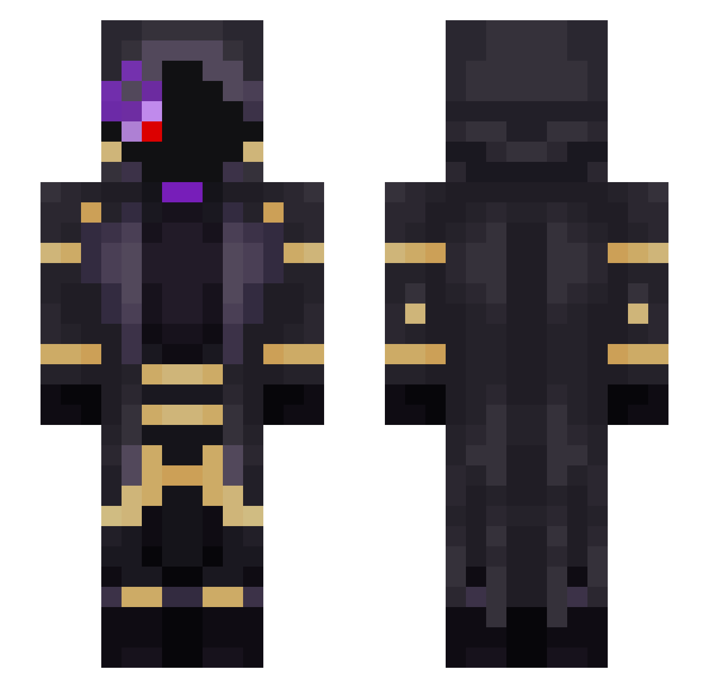 Suuuuuppi8 Minecraft skin, front and back view