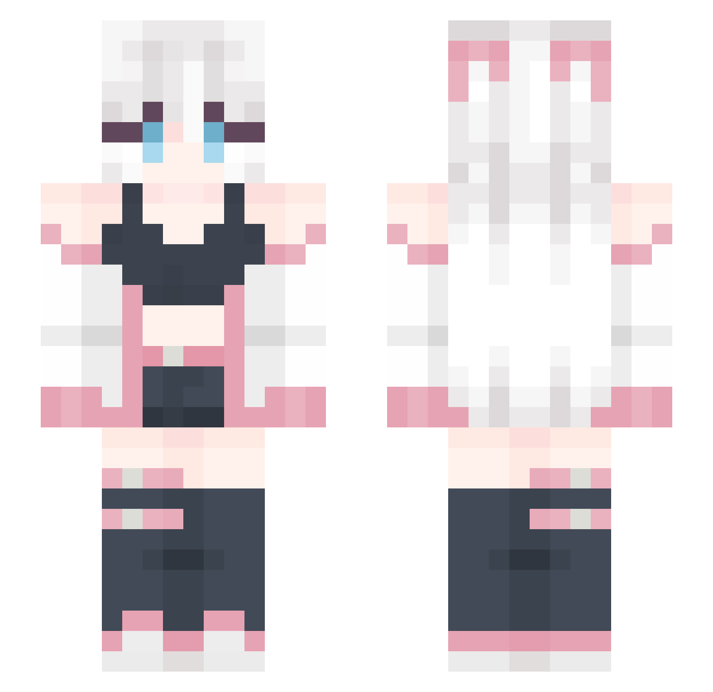 SABiii_VT Minecraft skin, front and back view
