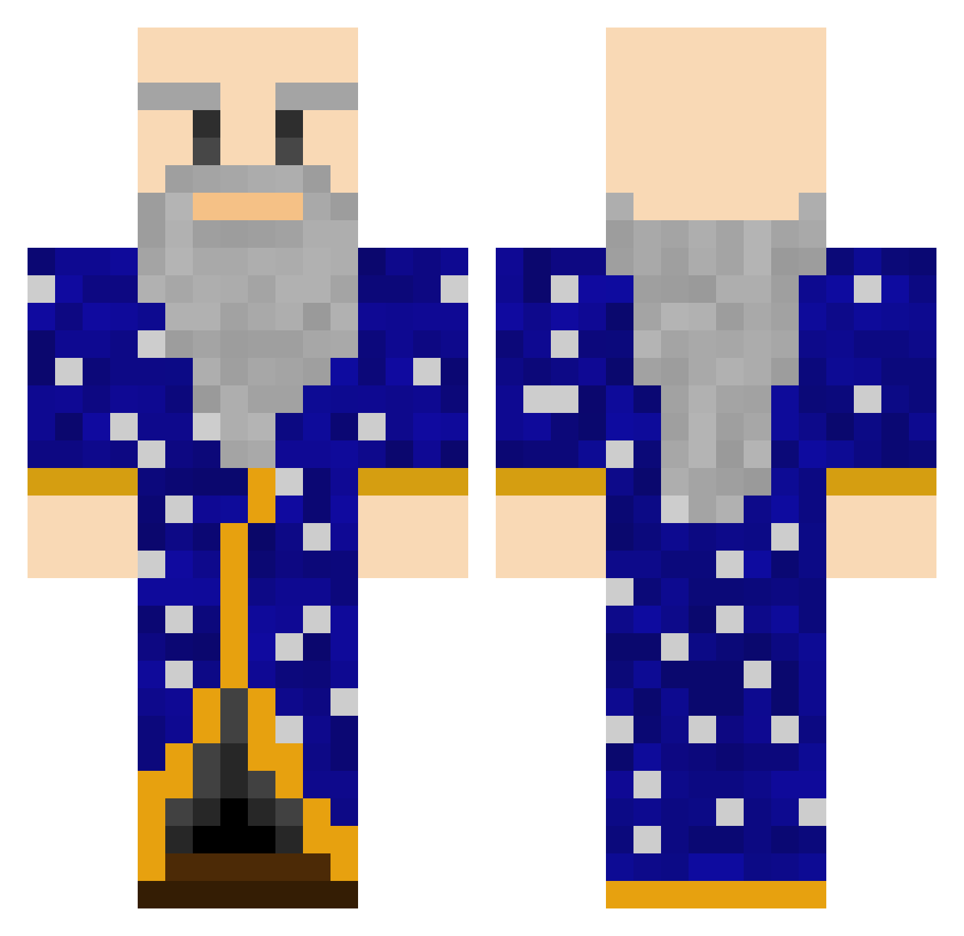 xXPro666Sk8rXx Minecraft skin, front and back view