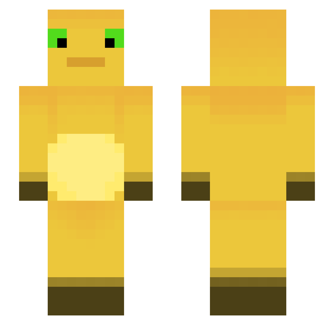 TangKuai_JUN_233 Minecraft skin, front and back view