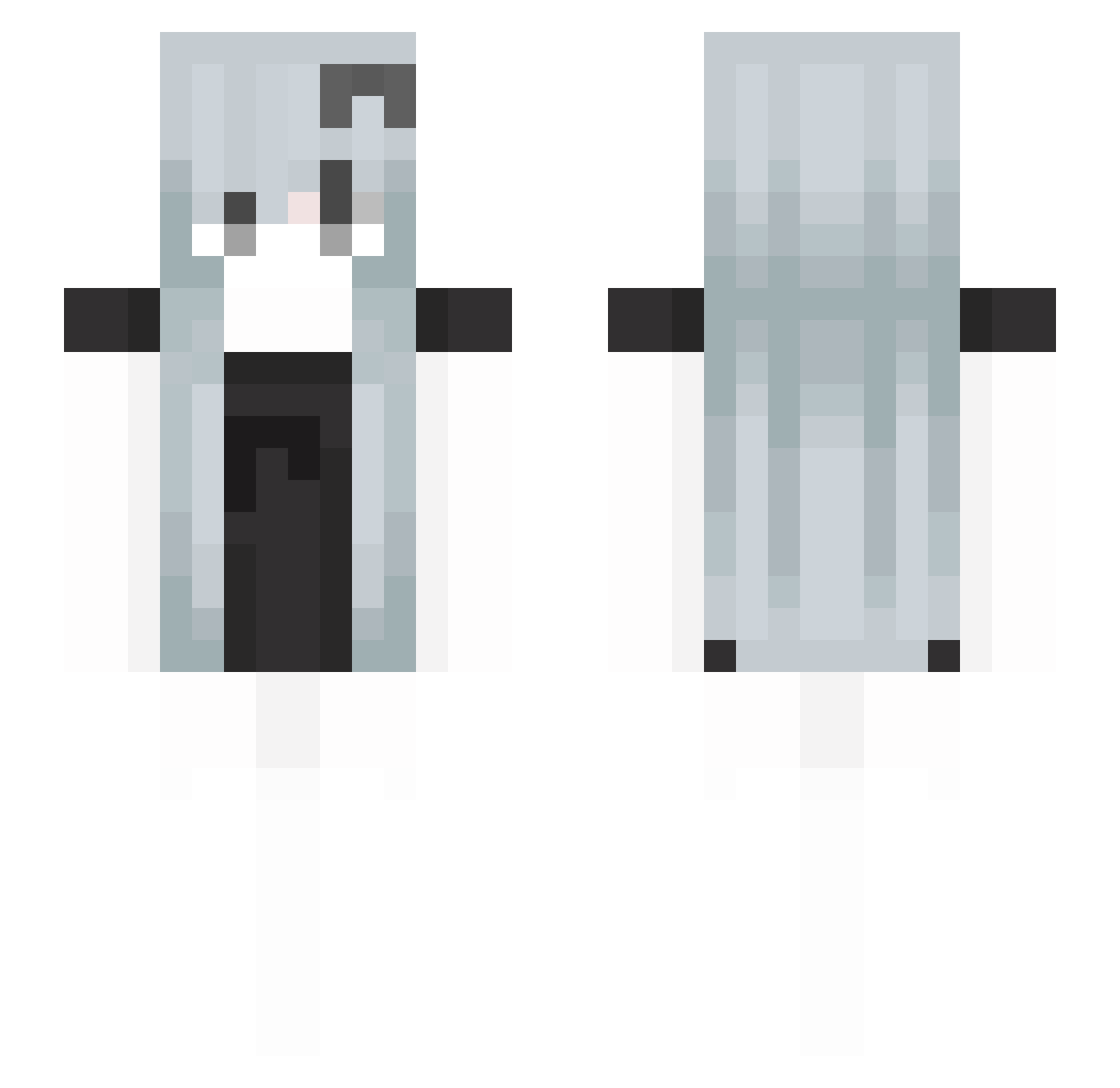 tessi2005 Minecraft skin, front and back view