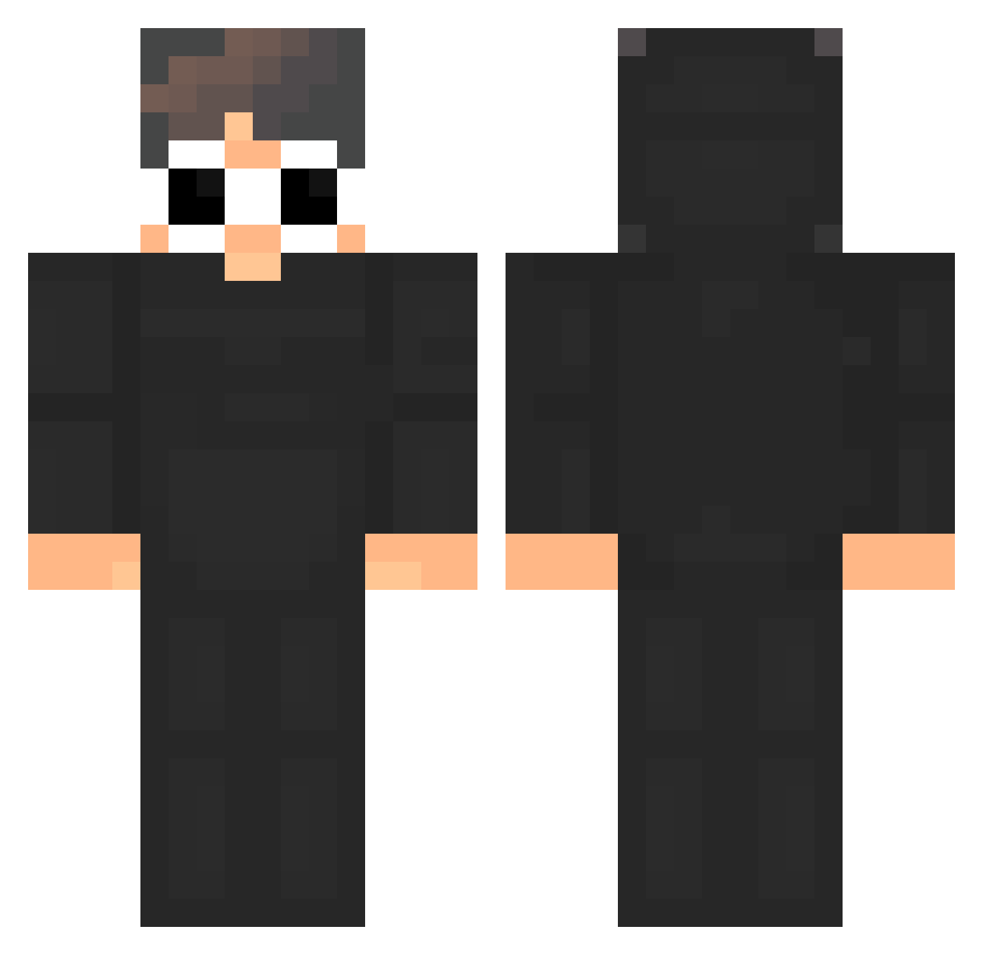 _m1so Minecraft skin, front and back view