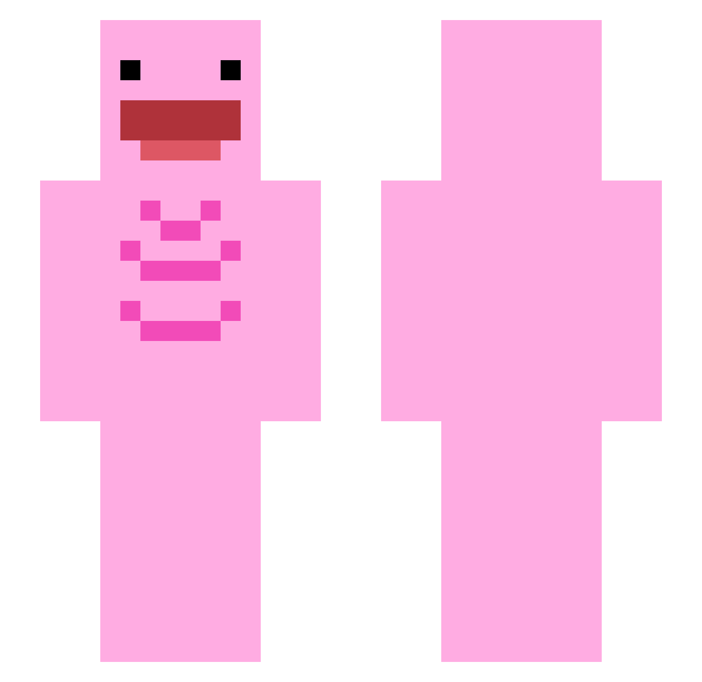 _Cinap_ Minecraft skin, front and back view