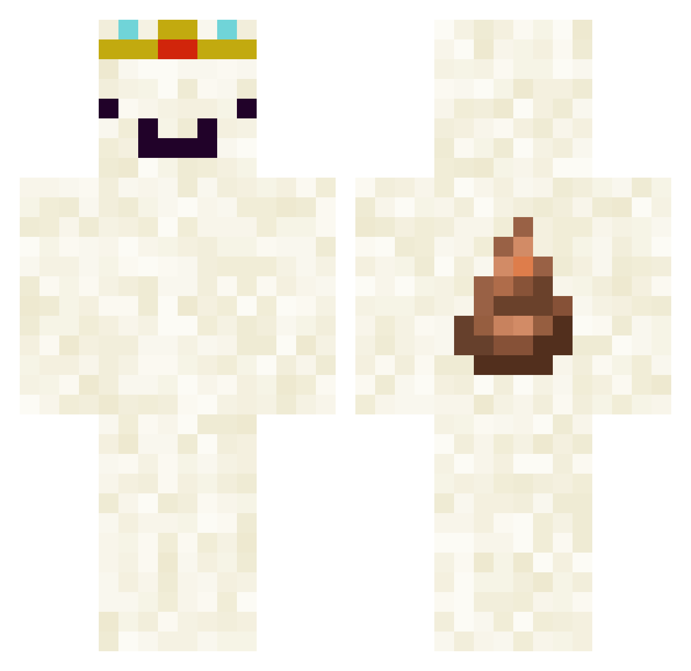 CACA_DU_93 Minecraft skin, front and back view