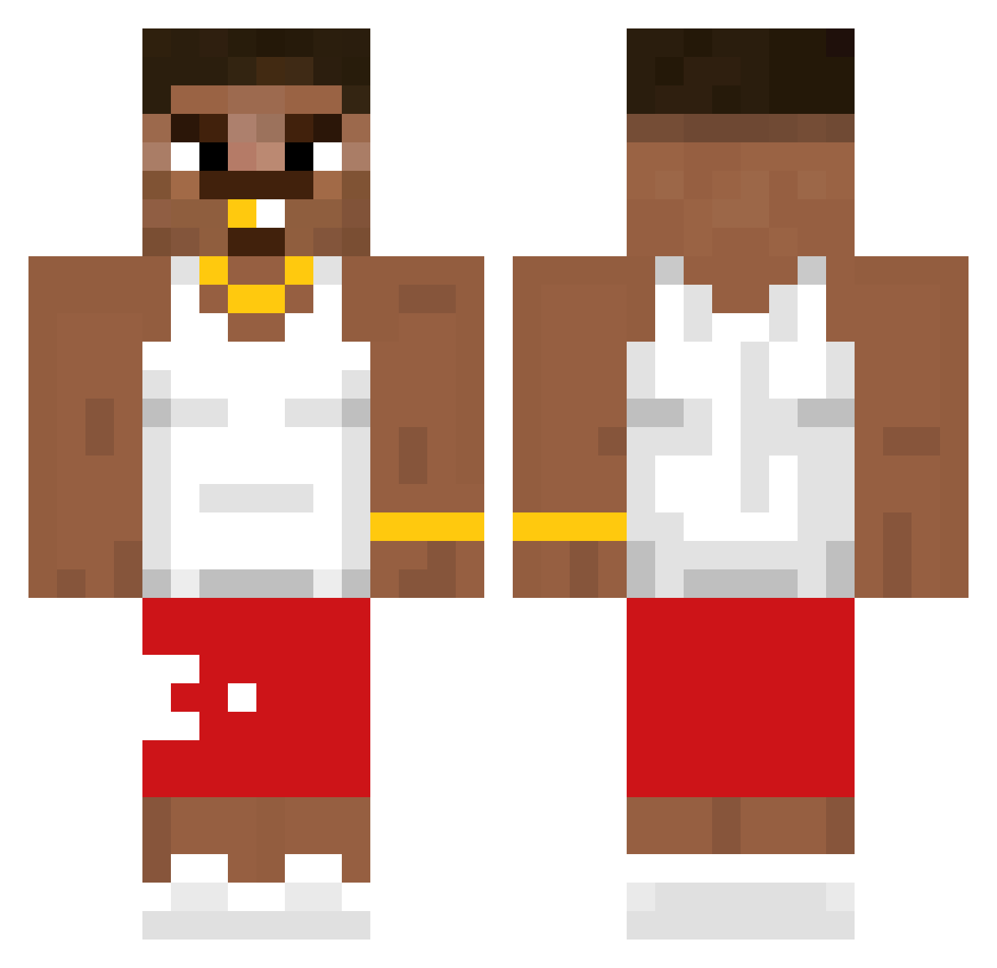 SucukAbi25 Minecraft skin, front and back view