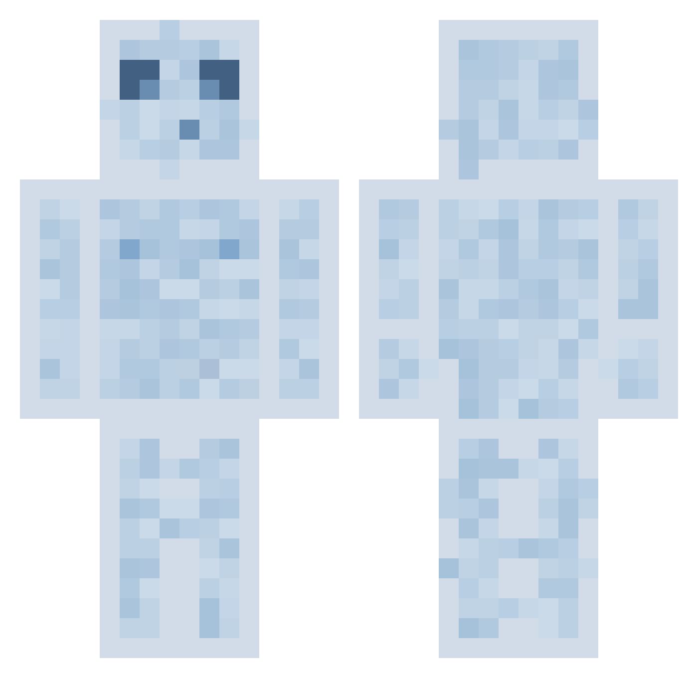 J_TheCzech Minecraft skin, front and back view