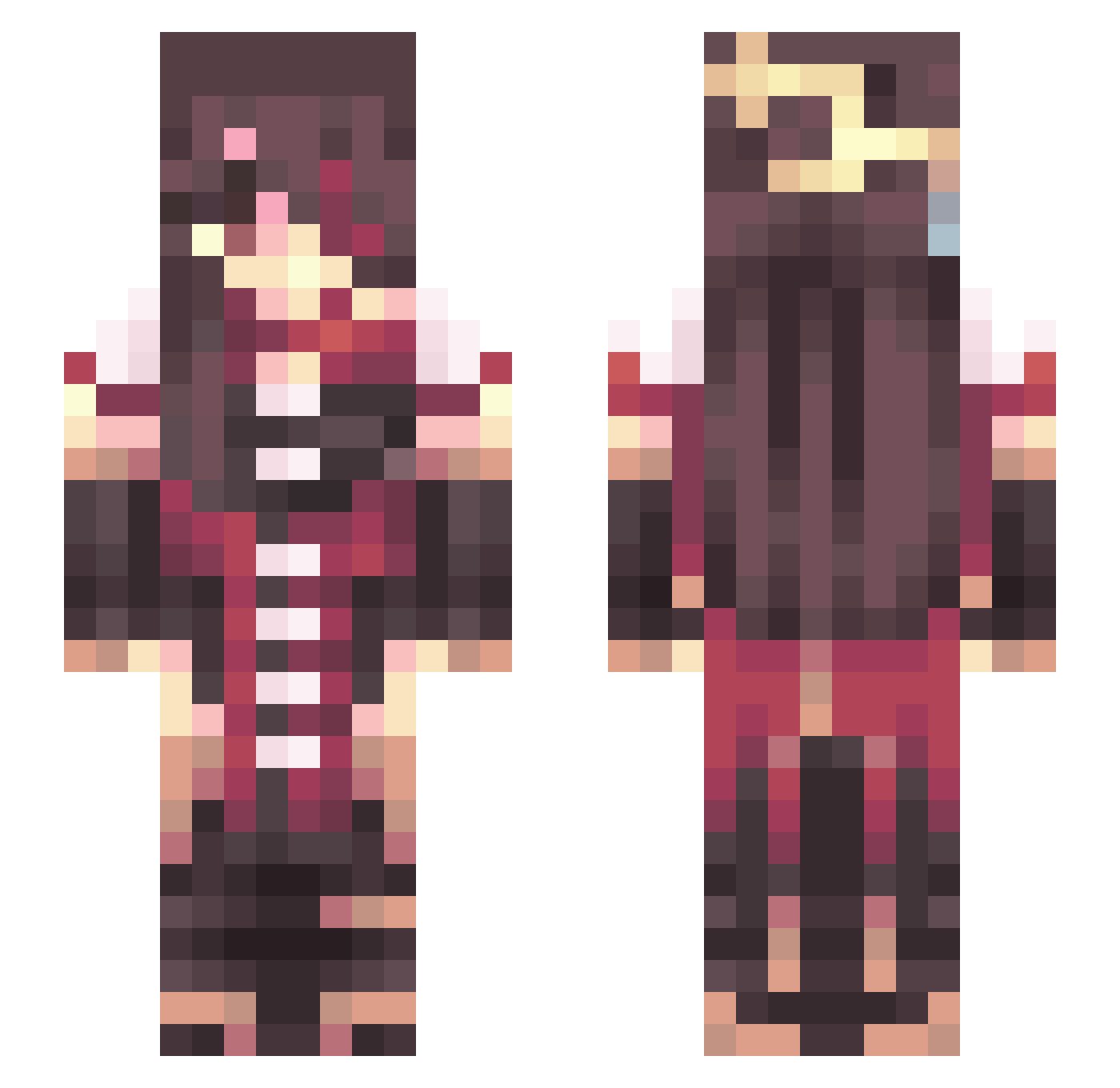 ckthecoolest Minecraft skin, front and back view