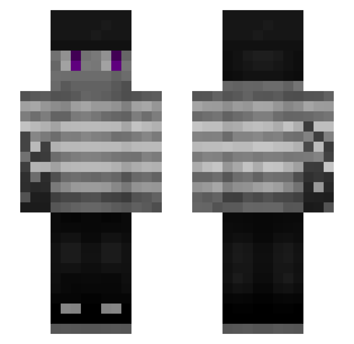 Schaetzboss Minecraft skin, front and back view