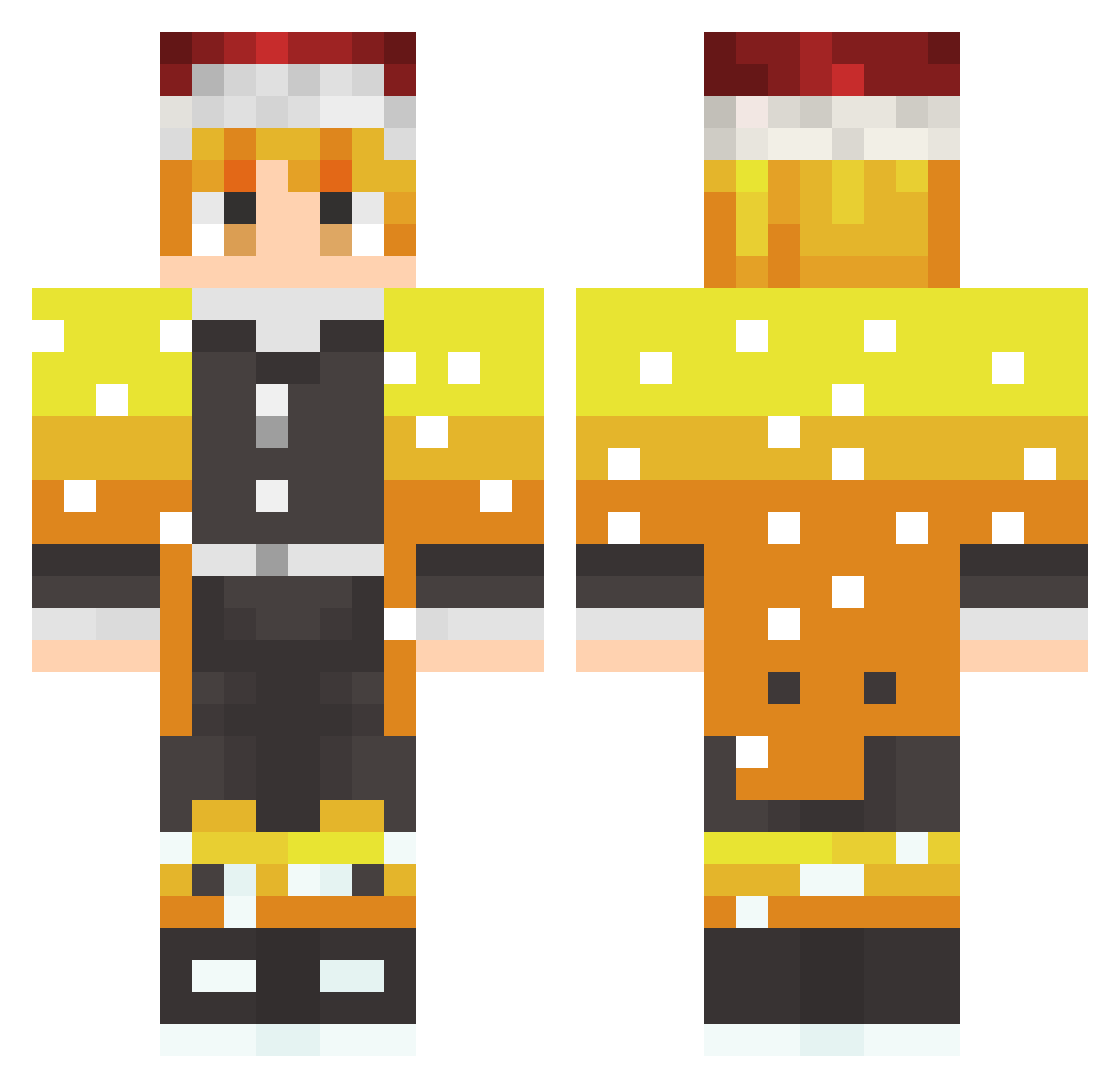 danlecrinque Minecraft skin, front and back view