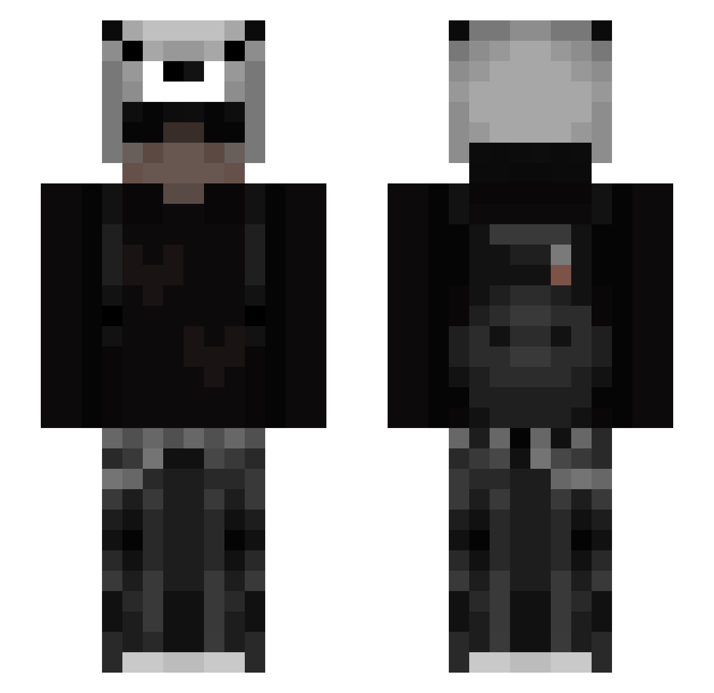 whomarmar Minecraft skin, front and back view
