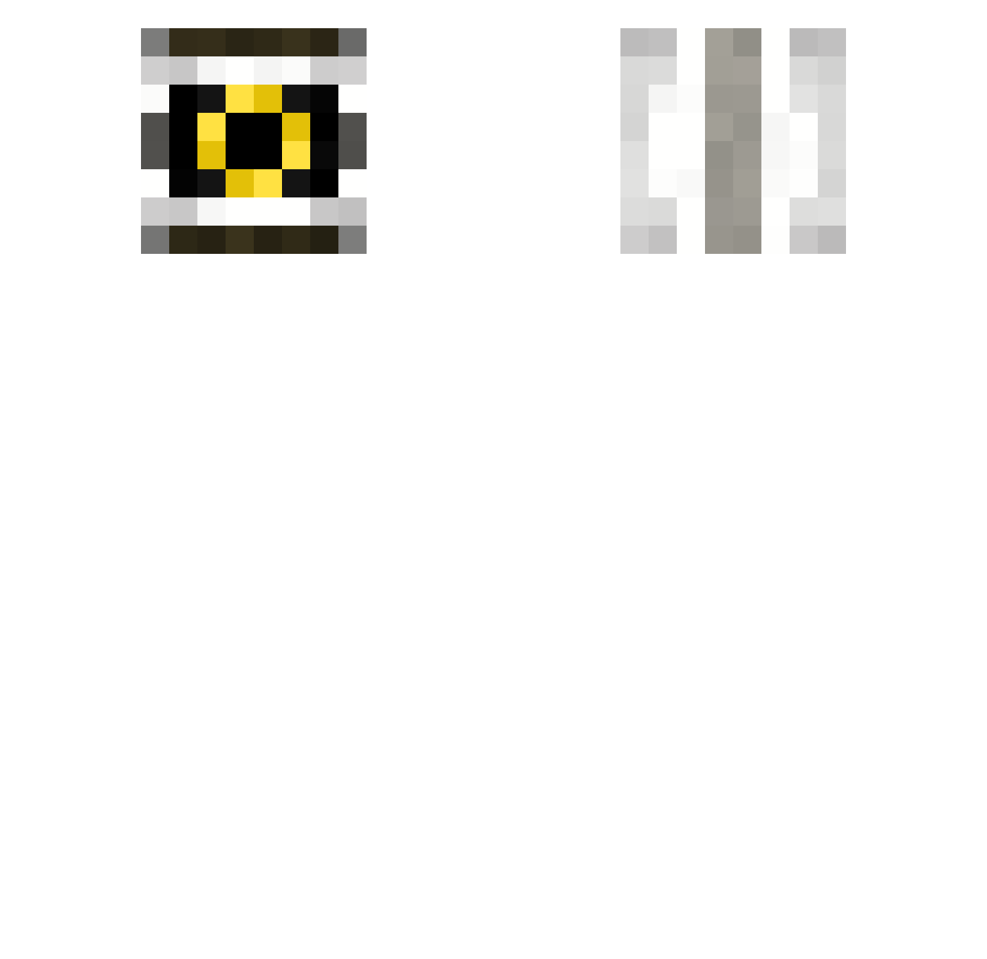 Manglemacy Minecraft skin, front and back view