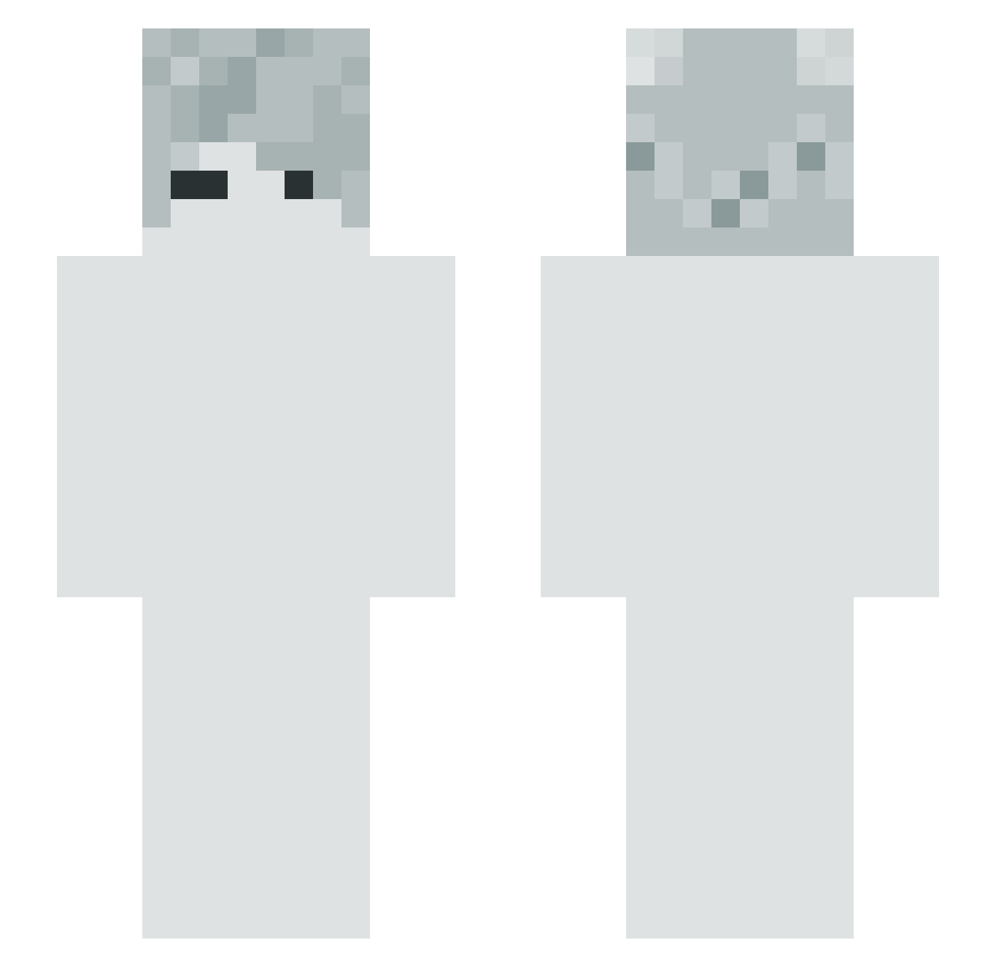 S1MPRYYY Minecraft skin, front and back view