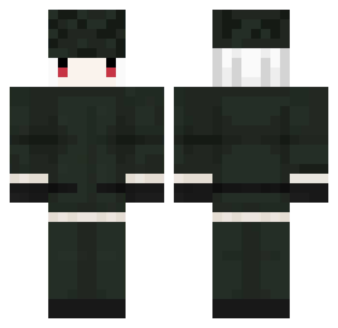 matsuo_egg Minecraft skin, front and back view