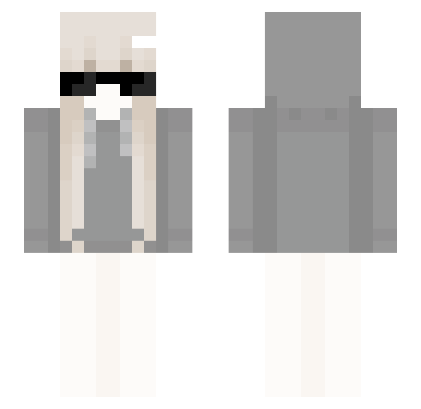 ricee_04 Minecraft skin, front and back view
