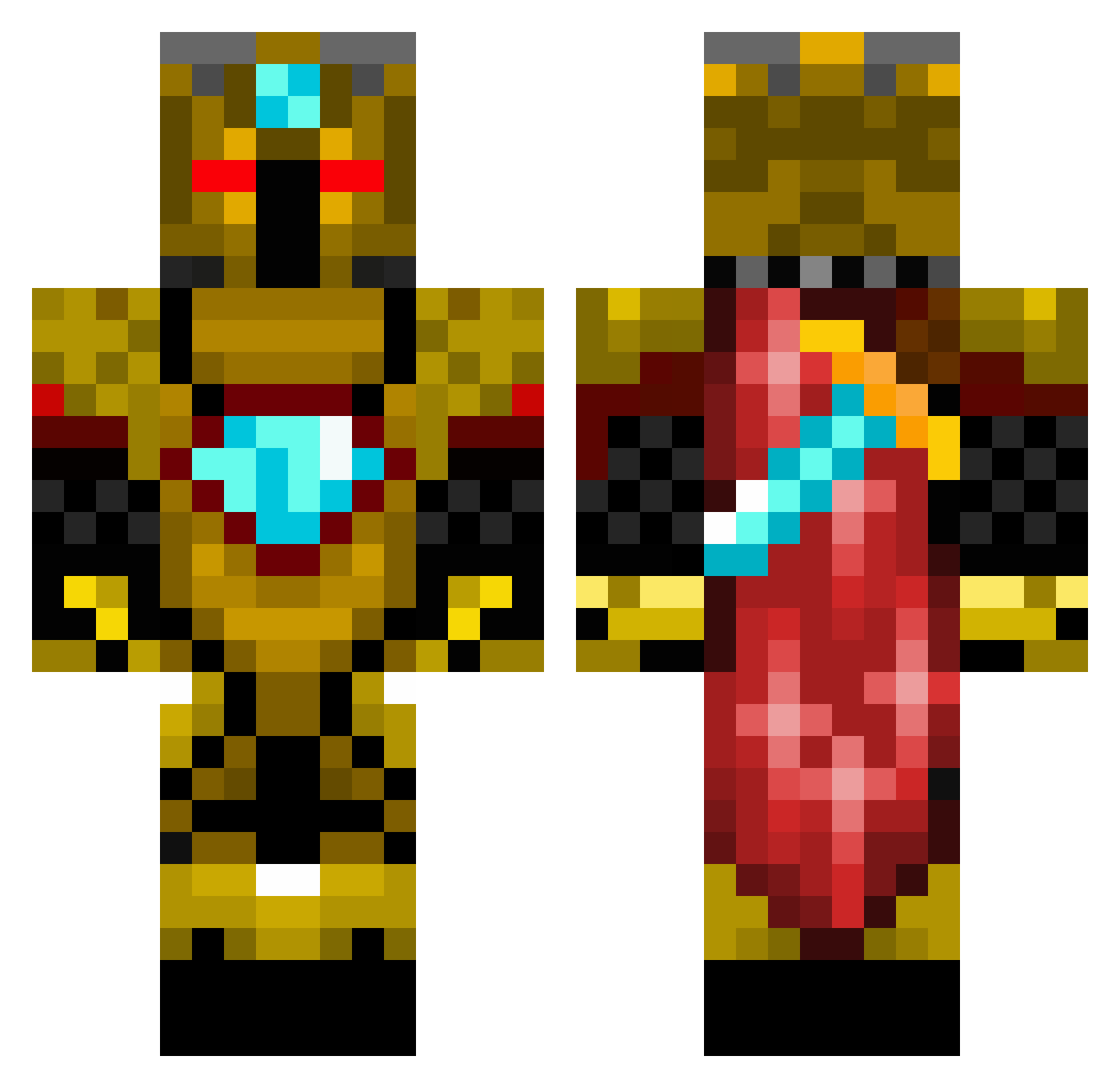 iandaniel05 Minecraft skin, front and back view
