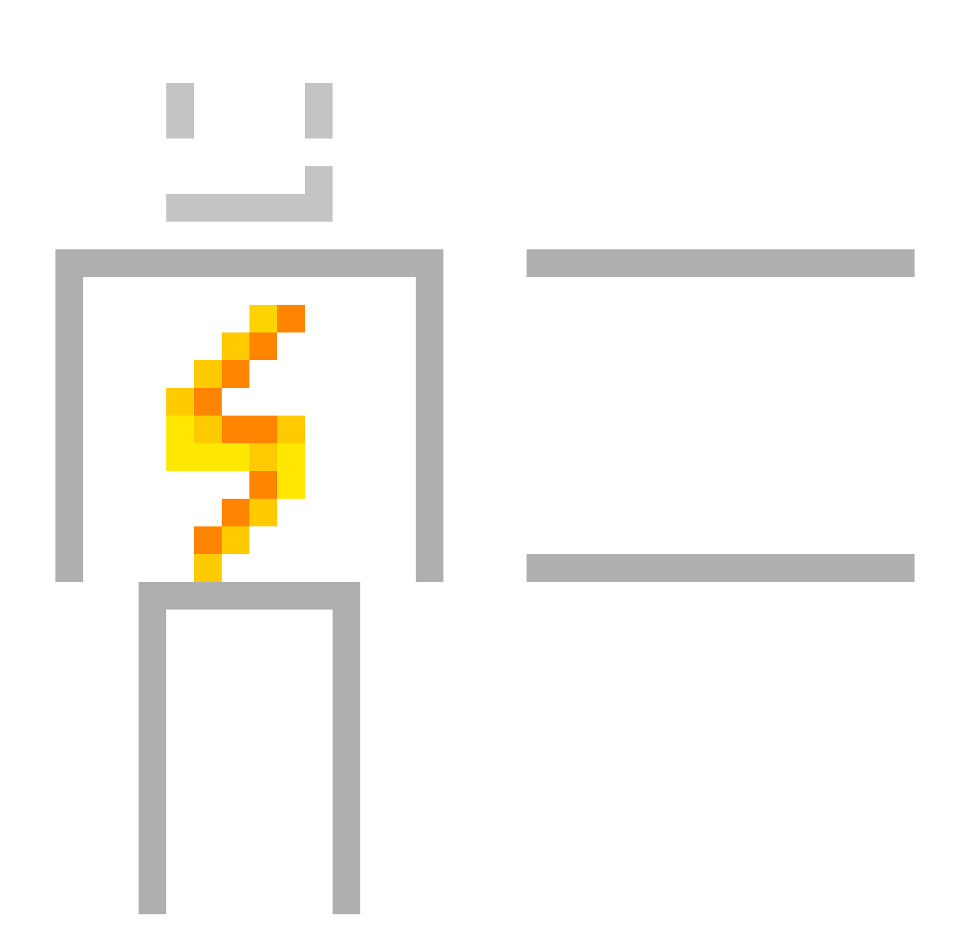 Speedrift Minecraft skin, front and back view