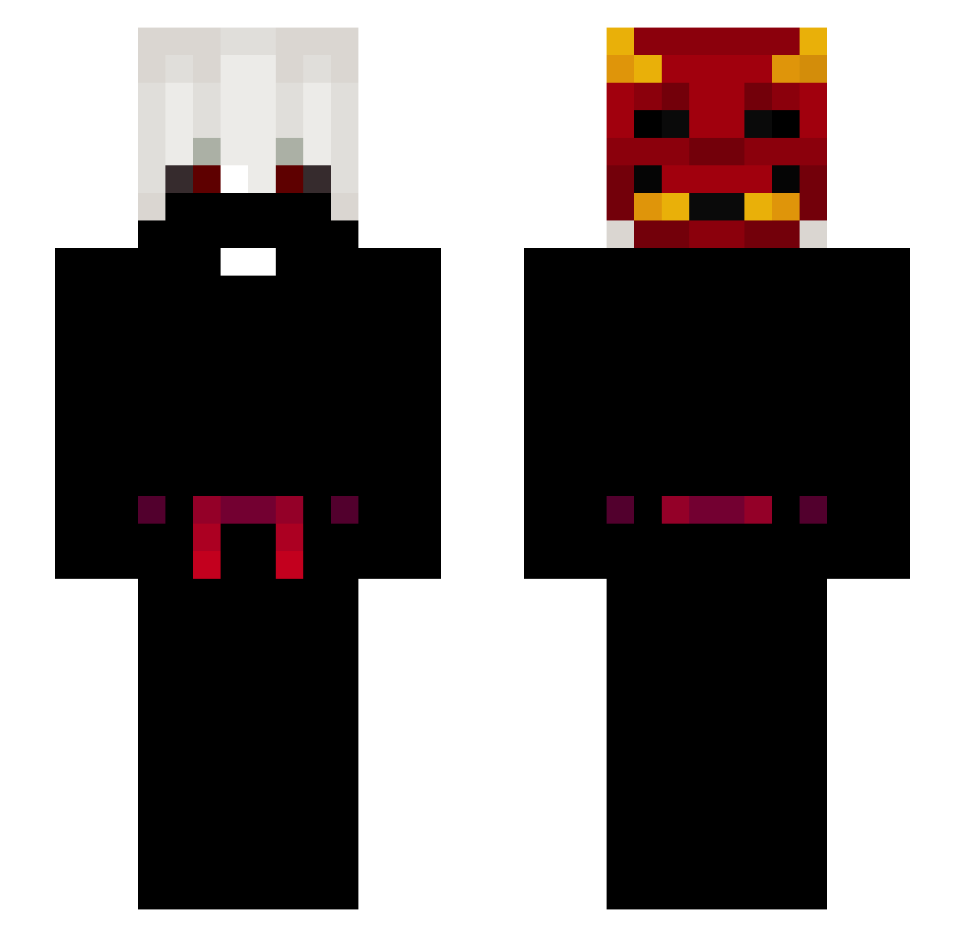 ____Tequila____ Minecraft skin, front and back view