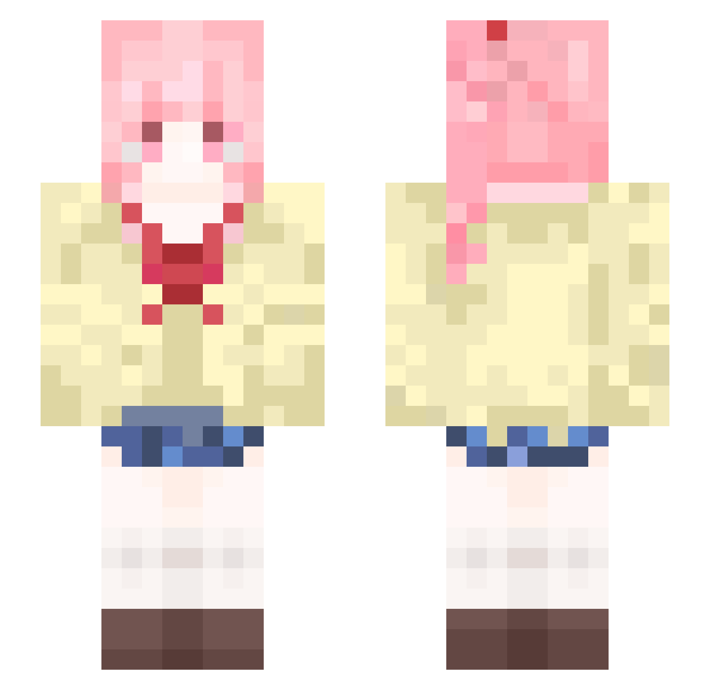 Elysiiium_ Minecraft skin, front and back view